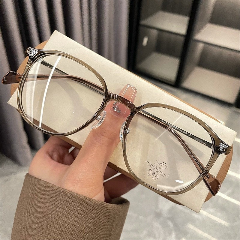 🍥jellycuty🍥 👓Kính chặn ánh sáng xanh Hàn Quốc - Khung kim loại tròn dành cho nam và nữ | Chống U V, Chống mỏi mắt | BigBuy360 - bigbuy360.vn