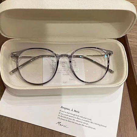 🍥jellycuty🍥 👓Kính chặn ánh sáng xanh Hàn Quốc - Khung kim loại tròn dành cho nam và nữ | Chống U V, Chống mỏi mắt | BigBuy360 - bigbuy360.vn