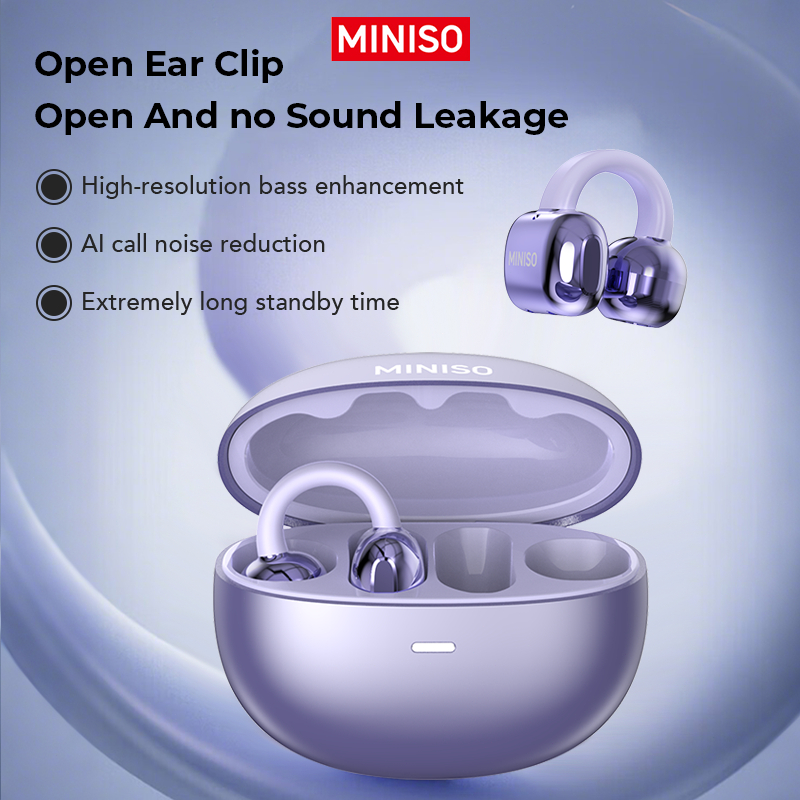 MINISO MS198 Tai Nghe Phiên Dịch Dẫn truyền xương tai mở Tai nghe Bluetooth thể thao khử tiếng ồn không dây Bluetooth 6.0 Tai nghe không dây có Mic chống nước IPX5 HiFi Stereo Wireless Headpho | BigBuy360 - bigbuy360.vn