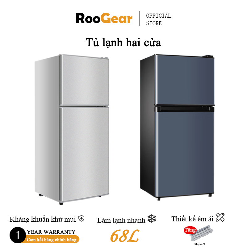 Tủ Lạnh 2 Ngăn Nhập Khẩu Hiệu Vịt Nhỏ Siêu Tiết Kiệm Điện Nhanh Ngăn Lạnh Giữ Đồ Luôn Tươi Mới Siêu Nhỏ Gọn