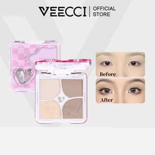 VEECCI Bảng Phấn Bắt Sáng Và Tạo Khối Tự Nhiên Lâu Trôi Chống Nước 8.6g