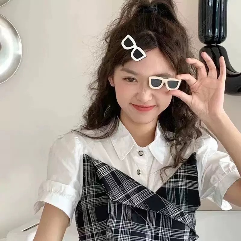 Barrettes Kẹo Màu Hoa Barrettes Nhỏ Kẹp Tóc Pha Lê Bên Kẹp Tóc Cắt Barrettes Nổ Kẹp Phụ Kiện