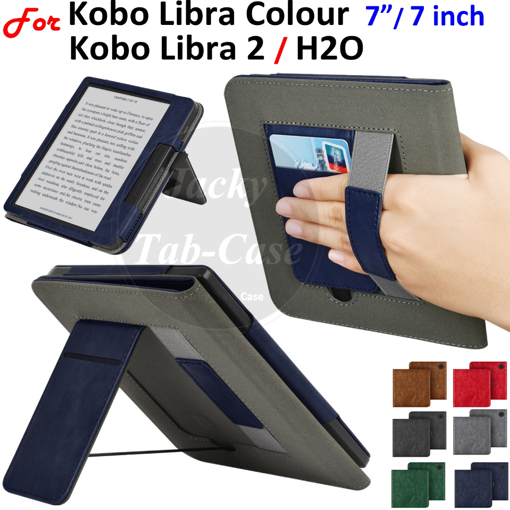 Dành Cho Kobo Libra Color 7 "N428 / Libra 2 N418 / H2O N873 Bao Da PU, Sách Điện Tử Màu Libra2 Vỏ Lậ