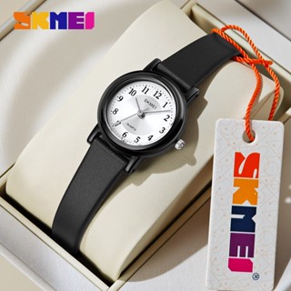 SKMEI Đồng hồ thạch anh 1659 dây da mặt số nhỏ chống nước thời trang chính hãng cao cấp cho nữ