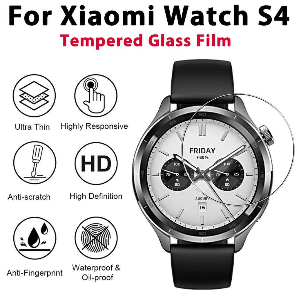 Phim Kính Cường Lực Cho Xiaomi Watch S4 Phim Bảo Vệ Màn Hình Chống Trầy Xước Cho Xiaomi Mi Watch S4 