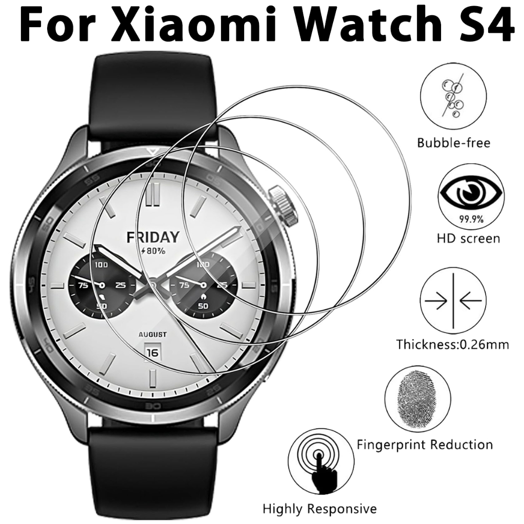 Dành Cho Xiaomi Watch S4 Bảo Vệ Màn Hình Full Cover Film Cho Xiaomi Mi Watch S4 Đồng Hồ Thông Minh K