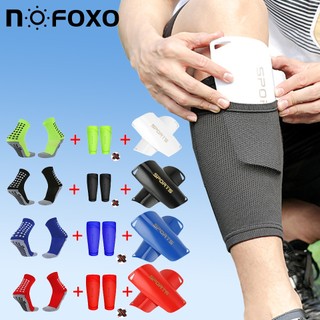 Một Bộ Người Lớn Độ Đàn Hồi Cao Bóng Đá Shin Guard Tay Thiết Bị Bóng Đá Shin Pads Hỗ Trợ Nắp Chân Thể Thao Bảo Vệ Thiết Bị