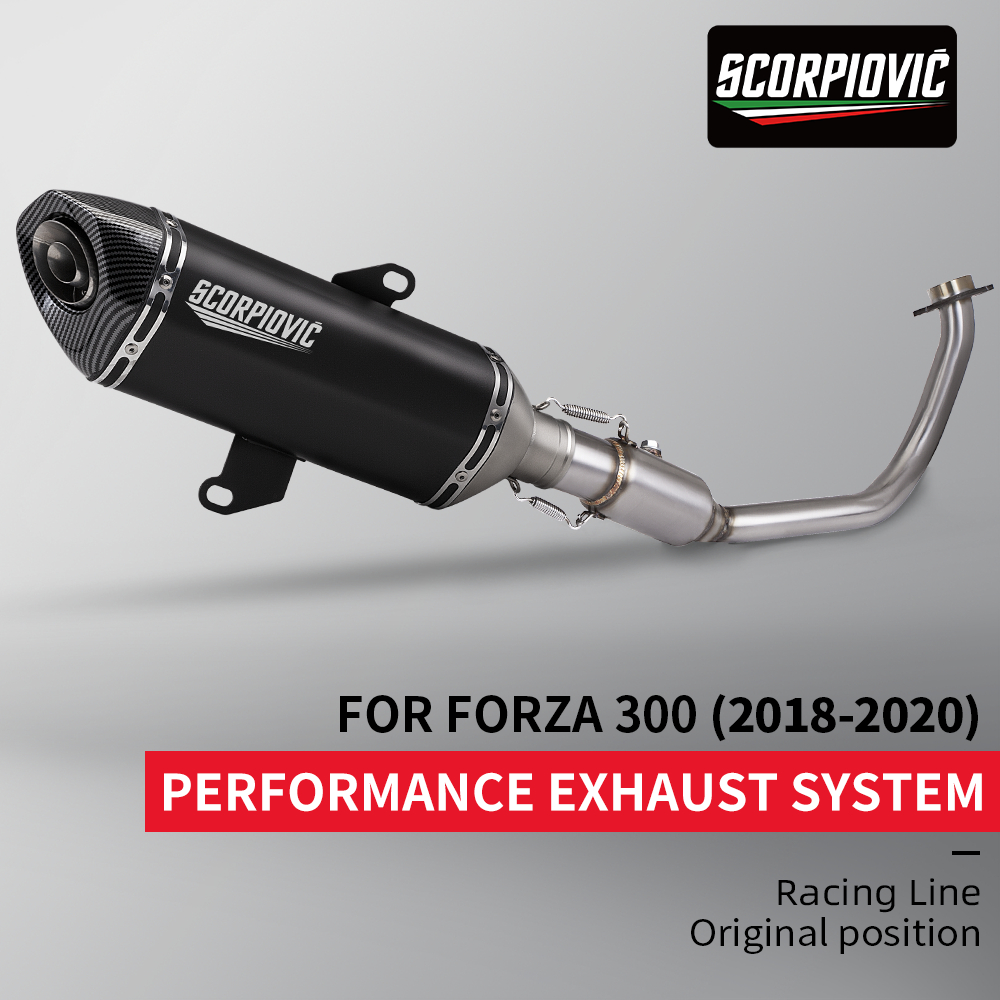 Forza300 Forza NSS300 NSS 300 2018-2024 Hệ thống xả toàn bộ xe máy 51mm