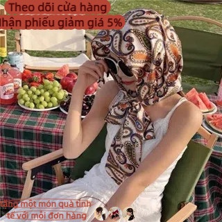 Mũ Baotou ZHOMKI89, Khăn xếp Hồi giáo thoáng khí bằng lụa mô phỏng, Khăn trùm đầu mềm chống nắng mùa hè dành cho nữ Khăn Choàng vải lụa satin phong cách trẻ trung