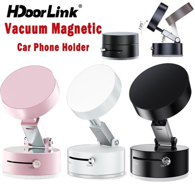 Giá đỡ điện thoại ô tô từ tính chân không HdoorLink gắn trên ô tô 360° Giá đỡ xoay có thể gập lại Giá đỡ điều hướng ô tô hút cho gương tập thể dục ô tô