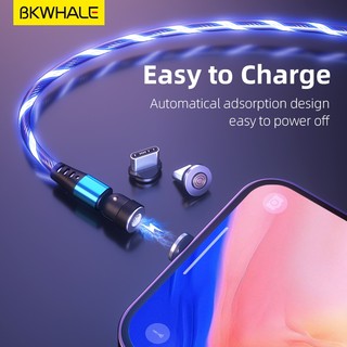 Cáp Sạc Micro USB Type C Gắn Đèn LED Phát Sáng 540 Độc Đáo