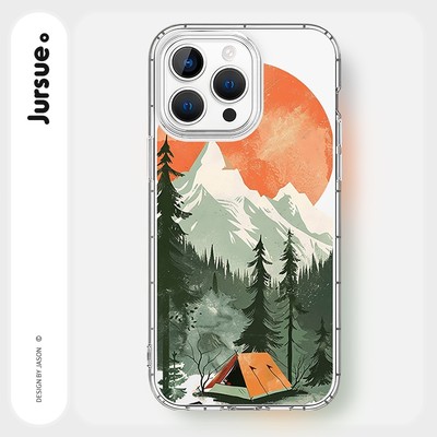 Ốp lưng JURSUE chống bẩn mềm ngộ nghĩnh dễ thương đẹp độc lạ cho iPhone 17 16 15 14 13 12 11 Pro Max SE 2020 X XR XS 8 7 ip 6S 6 Plus kute Y5039