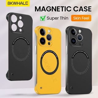 Ốp điện thoại từ tính BKWHALE cho iPhone 16 Pro Max 17 Pro Max 15 Pro Max 14 Pro Max 16 Plus 13 Pro Max 12 Pro Max Ốp lưng không viền siêu mỏng Vỏ chống sốc