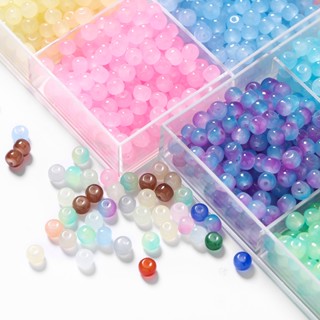 St.kunkka 20-50 Chiếc Hạt Thủy Tinh Hình Apple 7 * 8mm, Dành Cho DIY Làm Vòng Cổ Và Vòng Tay