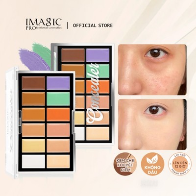 Kem Che Khuyết Điểm IMAGIC Dưỡng Ẩm Che Phủ Quầng Thâm / Mụn 12 Màu Lựa Chọn