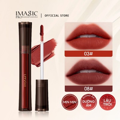 Imagic Velvet Air Lip Glaze Làm trắng Matte Soft Dưỡng ẩm Son môi trang điểm màu sắc phong phú