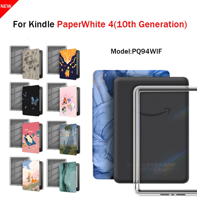 Dành Cho Kindle PaperWhite 4 (10th) 6.0 '' eBook PQ94WIF Họa Tiết Thời Trang Mặt Sau Acrylic E-Reade