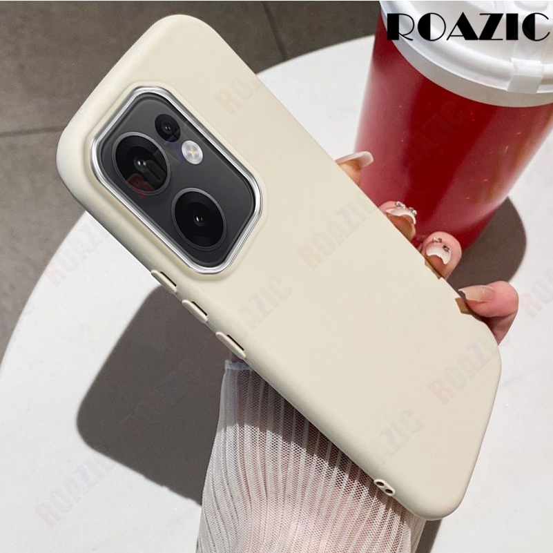 Vỏ Mạ Vỏ Điện Thoại Mềm Tương Thích Cho OPPO Reno 13F / Reno 13F 5G / Reno 13F 4G Silicon Mềm TPU Ch