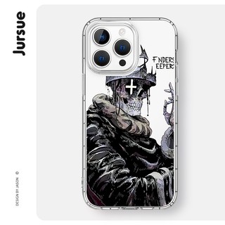 Ốp lưng JURSUE dễ thương đẹp nam ngầu Cho iPhone 17 16 15 14 13 12 11 Pro Max SE 2020 X XR XS 8 7 ip 6S 6 Plus XYH1366