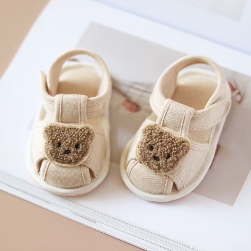 Xăng đan Trẻ Sơ Sinh Mùa Hè Mềm Chống Trơn Trượt Gấu Dễ Thương Thoáng Mát Nam Nữ Thỏ