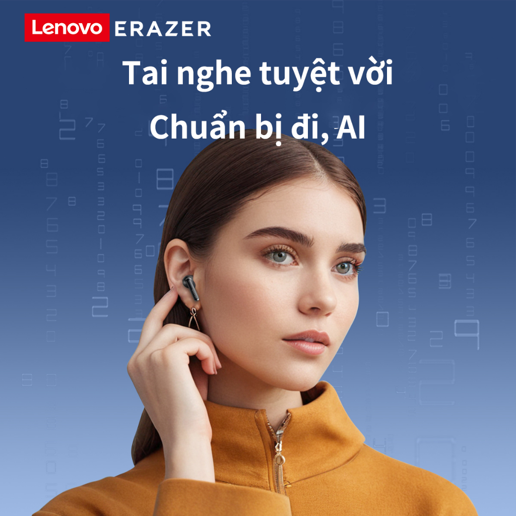 Lenovo Erazer XT92 PRO Tai Nghe Phiên Dịch tai nghe AI phiên dịch Al Tai nghe Bluetooth thông minh Tai nghe không dây dịch thời gian thực TWS có Mic Mini Bluetooth 5.4 Tai nghe thể thao | BigBuy360 - bigbuy360.vn