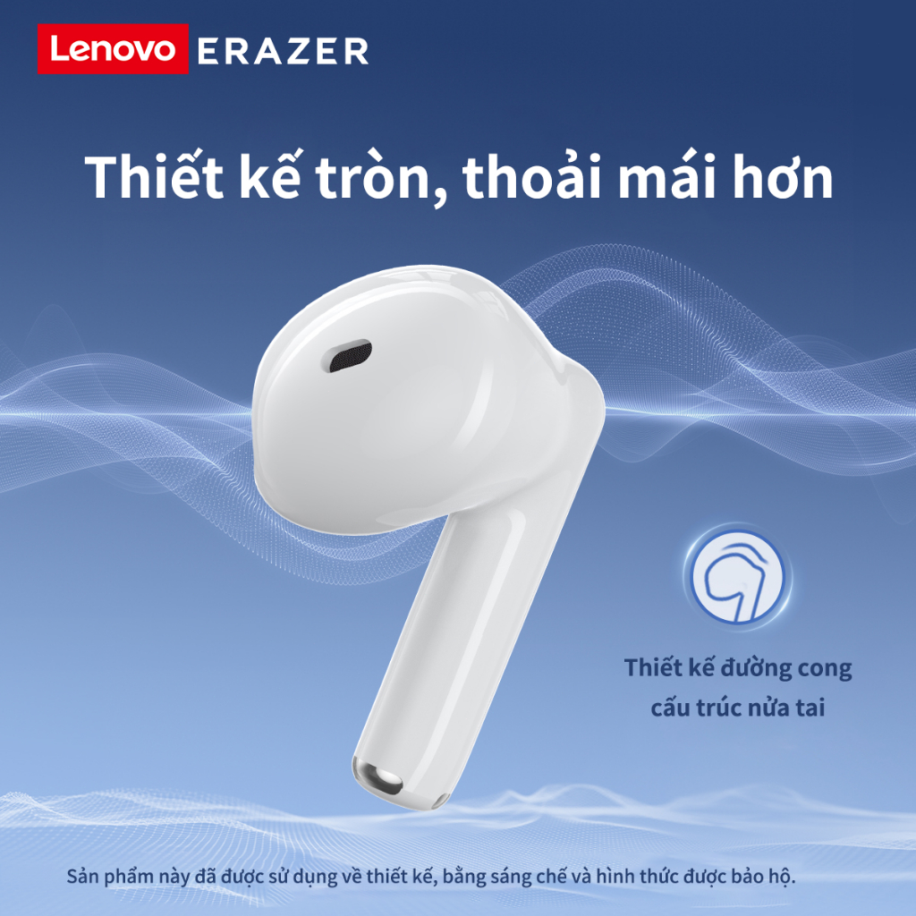 Lenovo Erazer XT92 PRO Tai Nghe Phiên Dịch tai nghe AI phiên dịch Al Tai nghe Bluetooth thông minh Tai nghe không dây dịch thời gian thực TWS có Mic Mini Bluetooth 5.4 Tai nghe thể thao | BigBuy360 - bigbuy360.vn