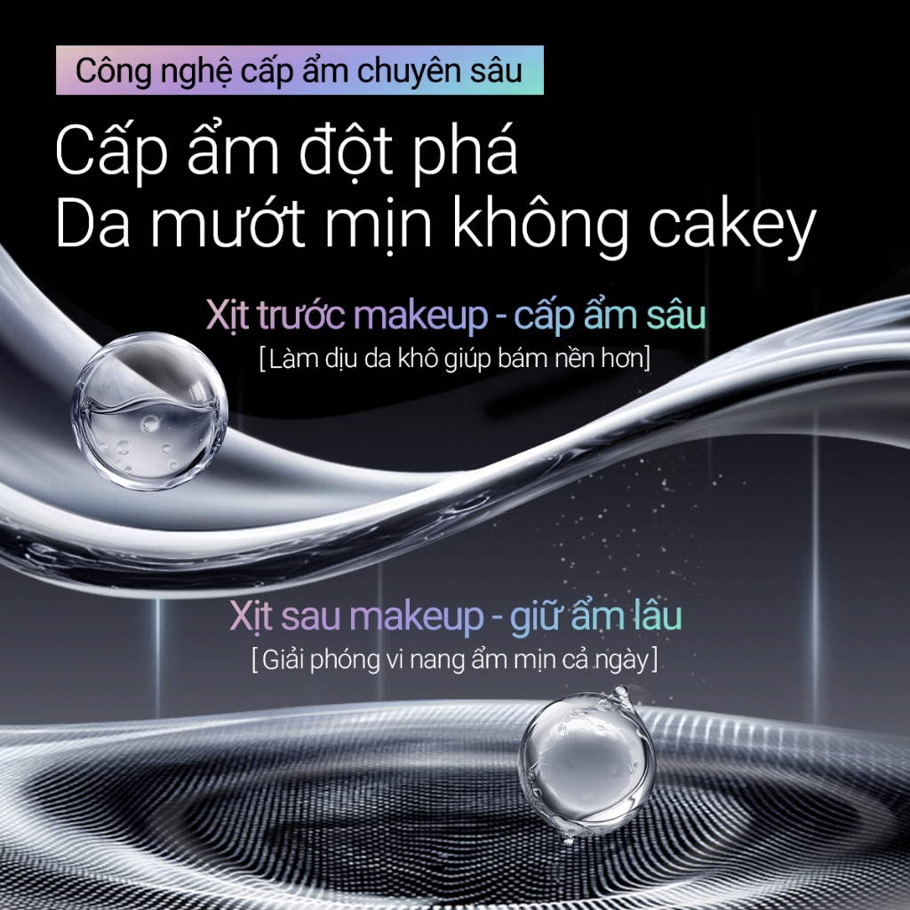 Xịt khoá nền trang điểm Carslan Nam Châm Đen Mềm Tập Trung Bột Lỏng Trang Điểm Xịt Kiểm Soát Dầu Lâu Dài Giữ Trang Điểm 24H 150ML | BigBuy360 - bigbuy360.vn