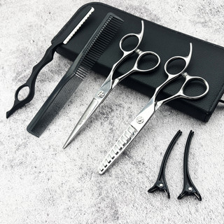 Bộ Kéo Cắt Tóc 6.5 Inch, Dụng Cụ Tạo Kiểu Thời Trang Kéo, Dụng Cụ Làm Tóc Chuyên Nghiệp Làm Mỏng Tóc Bộ Kéo