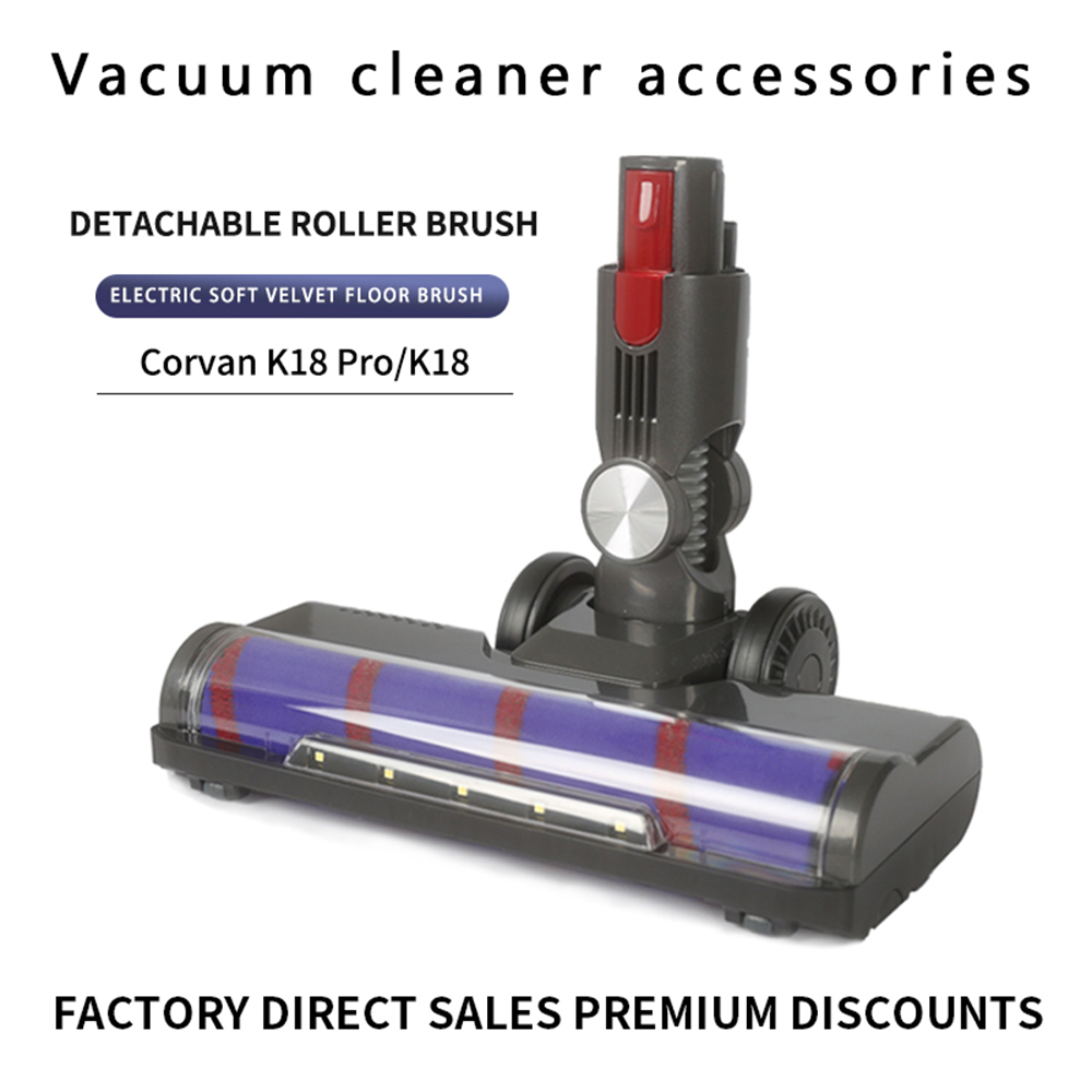 Bàn chải sàn điện Bình nước thích hợp cho máy hút bụi không dây Corvan K18 Pro / K18