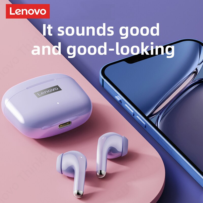 Tai Nghe Bluetooth Lenovo LP40 Pro Không Dây gaming có mic Âm thanh nổi HD Tai phone Độ trễ thấp | BigBuy360 - bigbuy360.vn