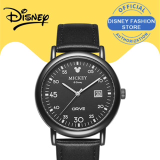 Disney Mickey Mouse Series Dụng cụ Đồng hồ thạch anh thời trang Lịch chống nước Dạ quang chống sốc Đi bộ yên tĩnh Đồng hồ Unisex thời trang