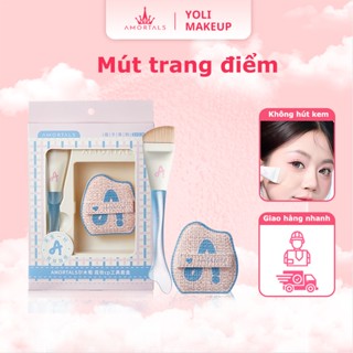 Cọ kem nền đuôi cá Amortals Cọ Trang Điểm Siêu mỏng Kem che khuyết điểm trần phẳng Không bết phấn