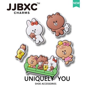 JJBXC Cross Charms Khóa Trang Trí Hoạt Hình Dễ Thương Series Độc Quyền Phụ Kiện Chính Hãng Cho Giày Dép Cross Quà Tặng Đáng Yêu Sticker Dép Cross
