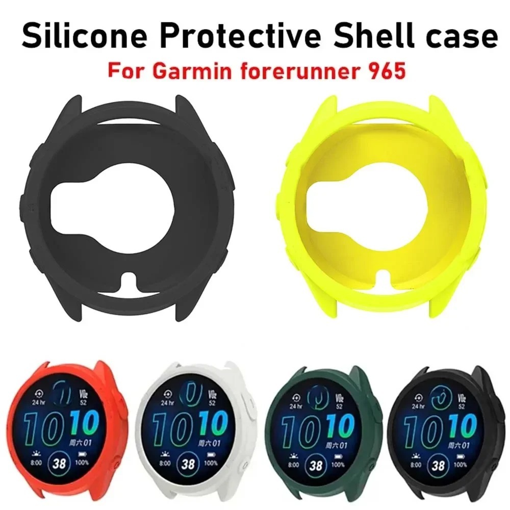 Ốp Silicon Mềm MỚI Cho Garmin Foreruner 965 Khung Ốp Lưng Vỏ Nhiều Màu Sắc Cho Garmin Foreuner965 Ph