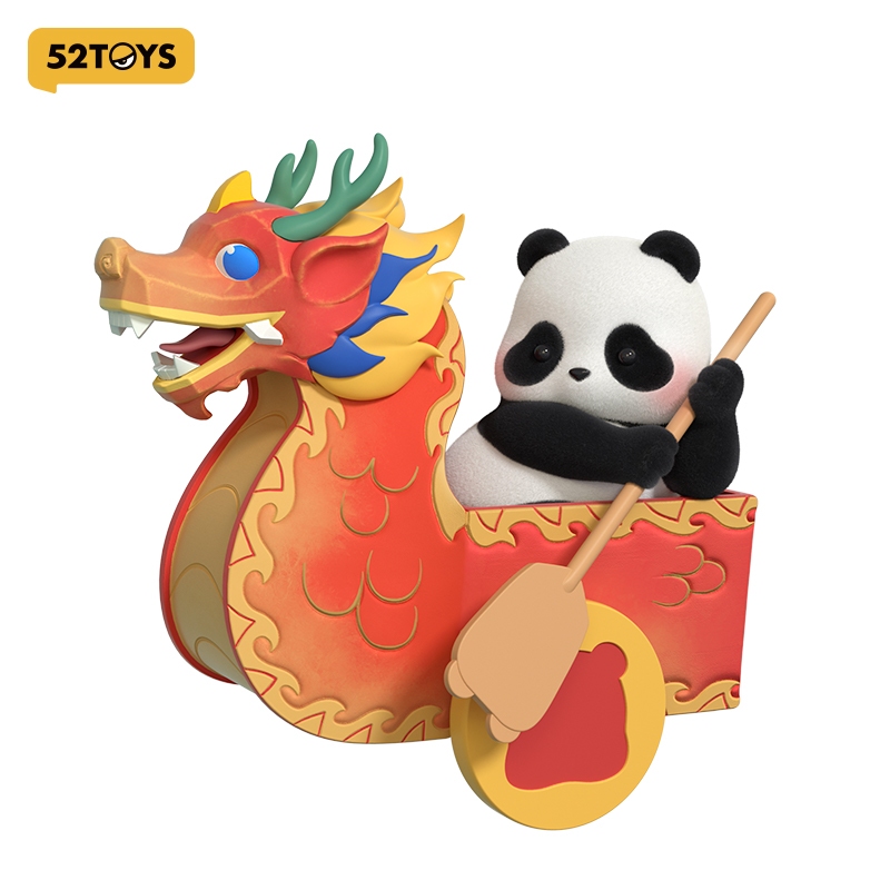 52TOYS Panda Roll Dragon Boat Racing Series Blind Box Figure Toy