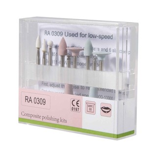 Bộ đánh bóng tổng hợp RA 0309 cho tay cầm tốc độ thấp nha khoa