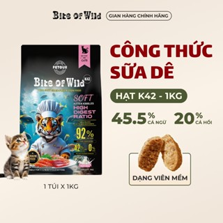 Thức ăn cho mèo Bite Of Wild K42 gói 1KG vị cá ngừ không chứa ngũ cốc công thức sữa dê cho mèo con