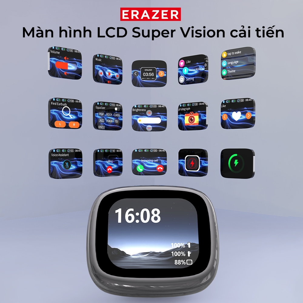 Lenovo ERAZER XF28 AI Tai Nghe Phiên Dịch Tai nghe Bluetooth V6.0 tai nghe không dây tai nghe kẹp tai | BigBuy360 - bigbuy360.vn