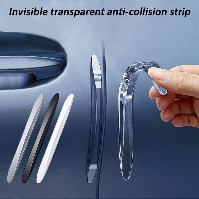 Ô Tô Vô Hình Cửa Chống Va Chạm Dải Cửa Xe Phòng Thủ Va Chạm Đầu Gương Chiếu Hậu Bảo Vệ Xe Miếng Dán Dải Dính