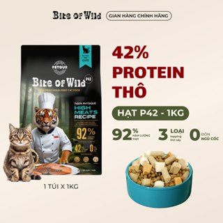 Thức Ăn Cho Mèo Bite Of Wild P42 Gói 1KG Mix Topping Thịt sấy Không Ngũ Cốc Cho Mèo Mọi Lứa Tuổi