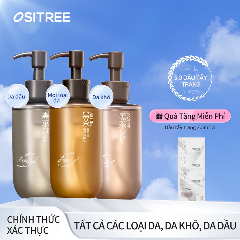 Dầu tẩy trang Ositree dành cho da nhạy cảm, tẩy trang nhẹ nhàng và không gây kích ứng