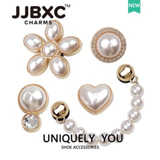 JJBXC Charm phụ kiện dép cross Chính thức thích ứng độc quyền giày trang trí phía trên khóa vui nhộn loạt đá quý chất lượng cao Sticker Dép Cross