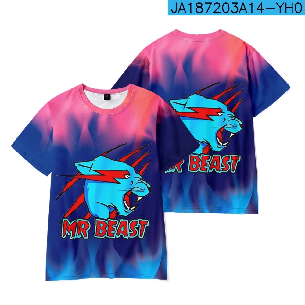 Ông Beast Lightning Cat Mr Beast Lightning Cat Trẻ Em Người Lớn 3D In Hình Hoạt Hình Phổ Biến Top Ta