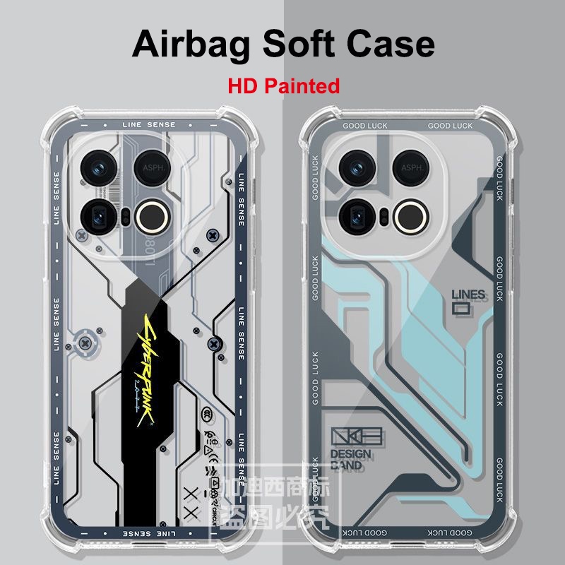 Dành Cho Vivo iQOO Z10X Ốp điện thoại iQOO Z10 Turbo 5G Túi Khí Trong Suốt Silicon TPU Chống Sốc Ốp 