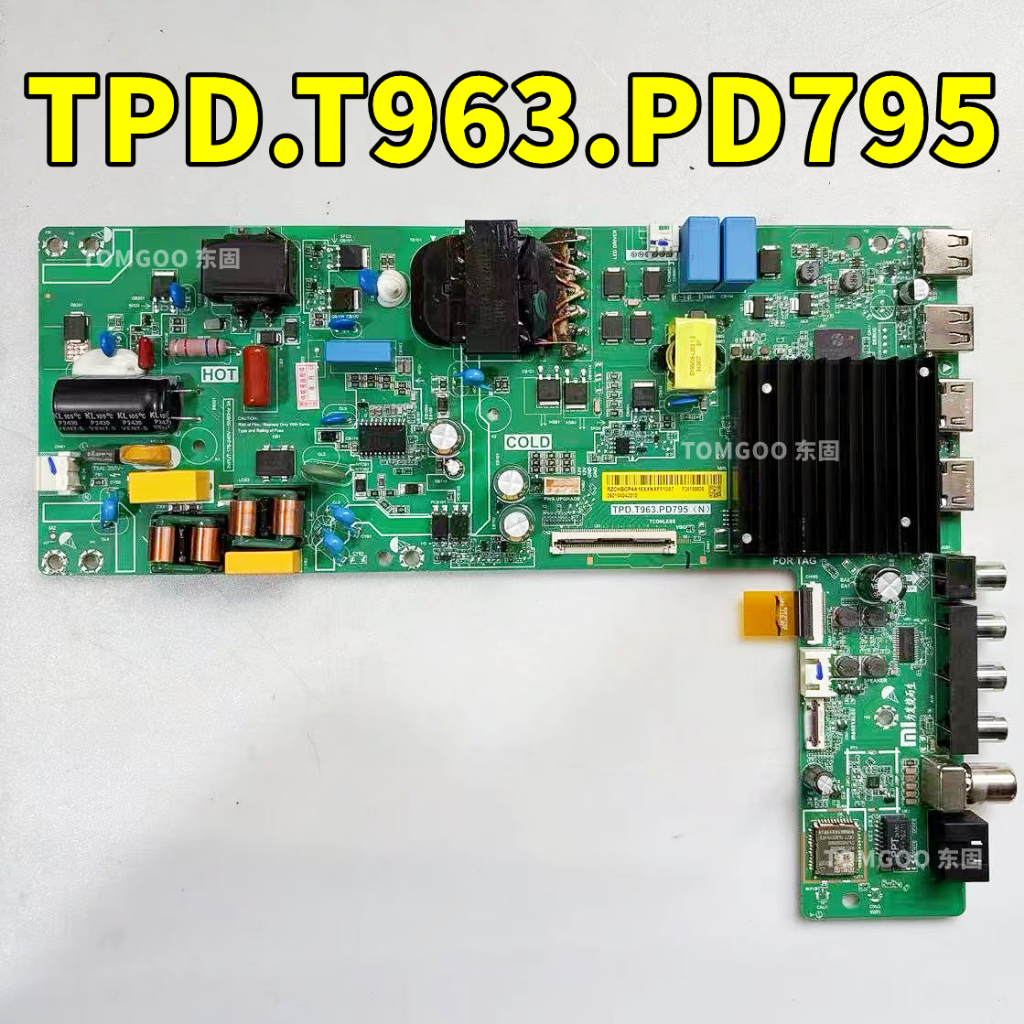 TPD.T963.PD795 (N) mainboard Cho Xiaomi LCD TV L55R8-RA L55MA-AC TPD T963 PD795 (N) bo mạch chủ thử 