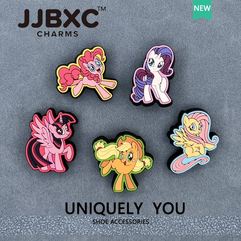 JJBXC Charm phụ kiện giày   Chính Thức Thích Ứng Độc Quyền ​Khóa Trang Trí Hoạt Hình Burberry Công C