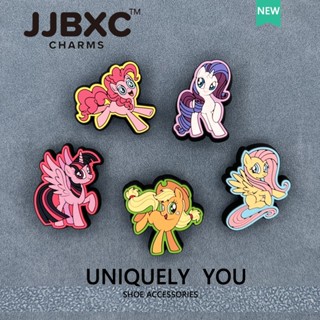 JJBXC Charm phụ kiện giày cross Chính Thức Thích Ứng Độc Quyền ​Khóa Trang Trí Hoạt Hình Burberry Công Chúa Dễ Thương Series Sticker Dép Cross