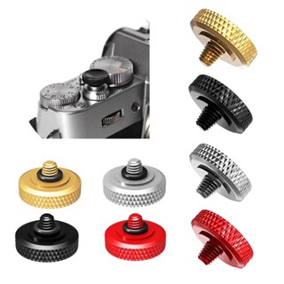 Nút nhả màn trập bằng đồng có vòng cao su cho máy ảnh Fujifilm Leica Nikon Sony