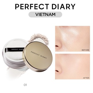[Võ Hà Linh x PERFECT DIARY] Bột kiểm soát dầu chống thấm nước PERFECT DIARY kiểm soát dầu lên đến 12 giờ với 3 màu tùy chọn 7g