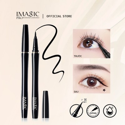 Bút Kẻ Mắt IMAGIC Màu Đen Siêu Mịn Lâu Trôi Chống Thấm Nước